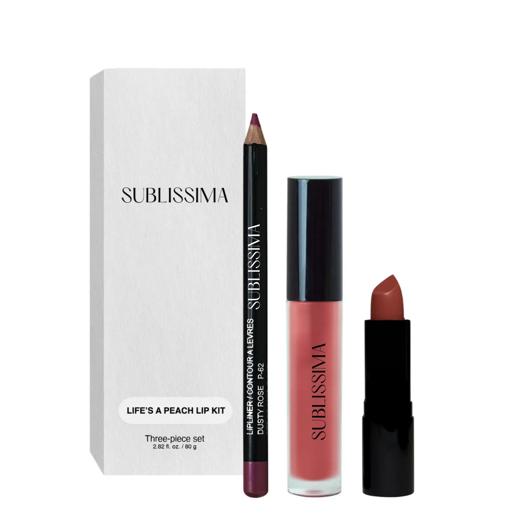 Gloss Crayon Lipstick Set - Life’s A Peach