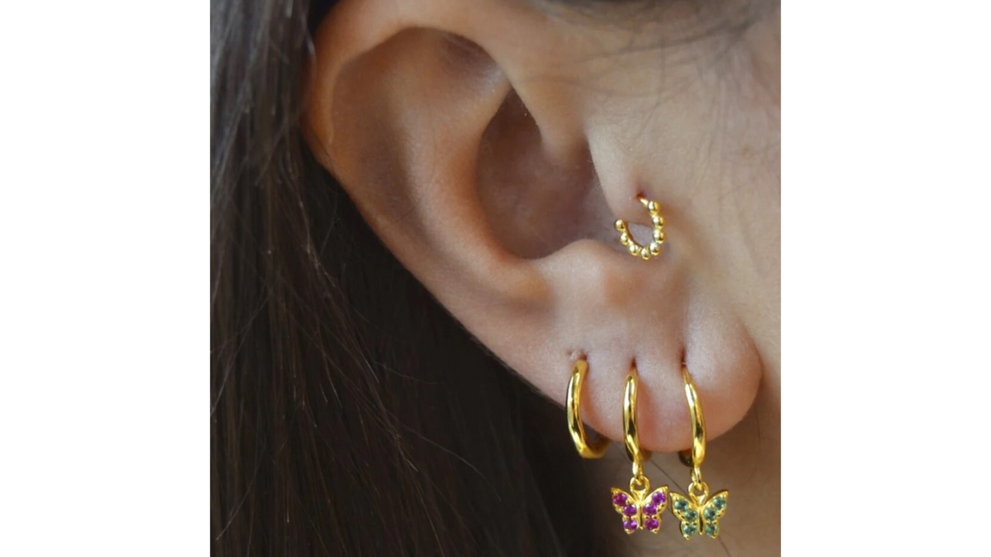 BOUCLES D'OREILLES PAPILLON