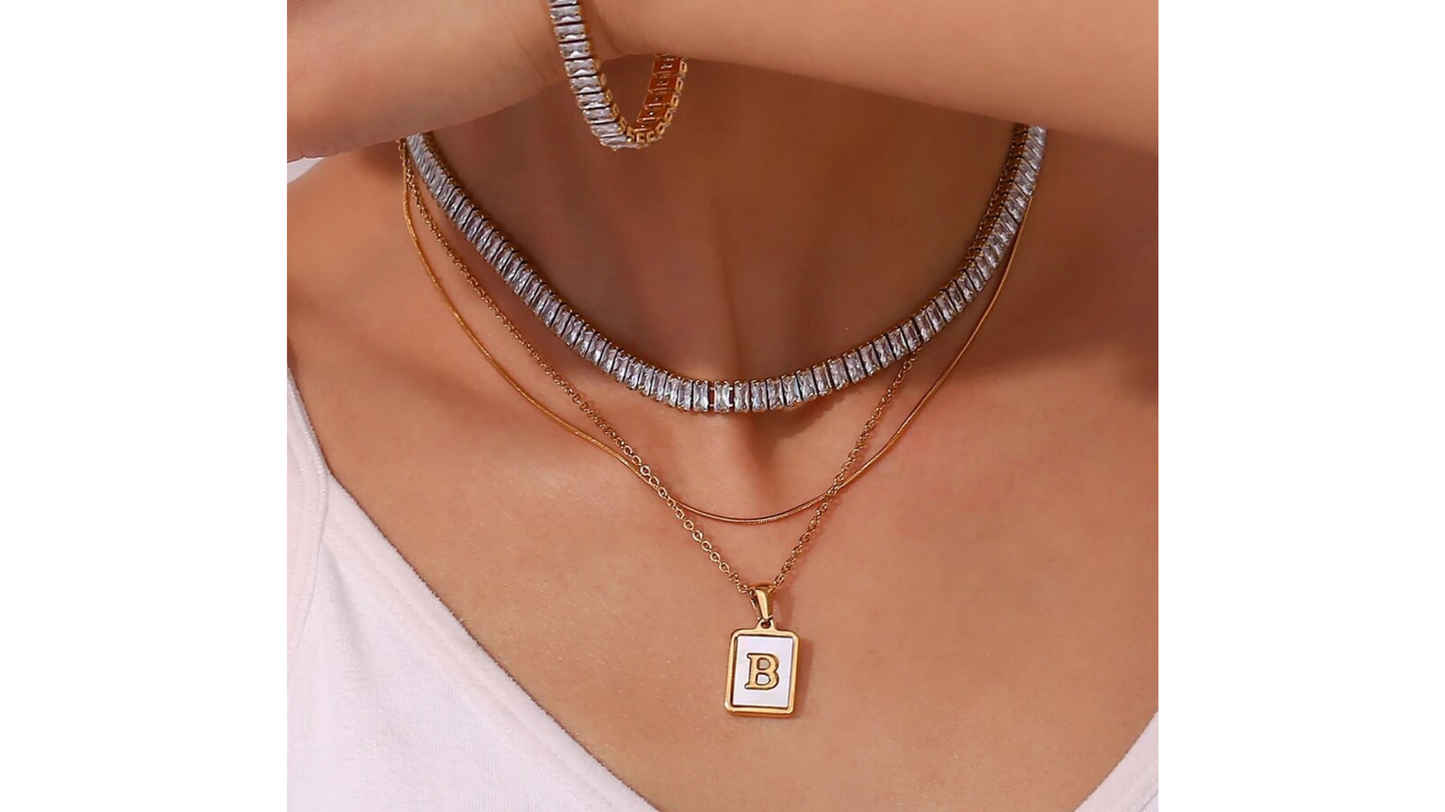 Collier zirconium en acier inoxydable