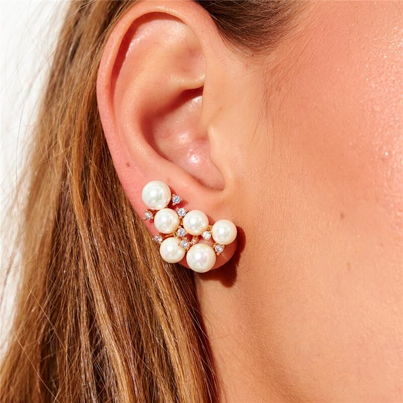 BOUCLES D'OREILLES PERLES