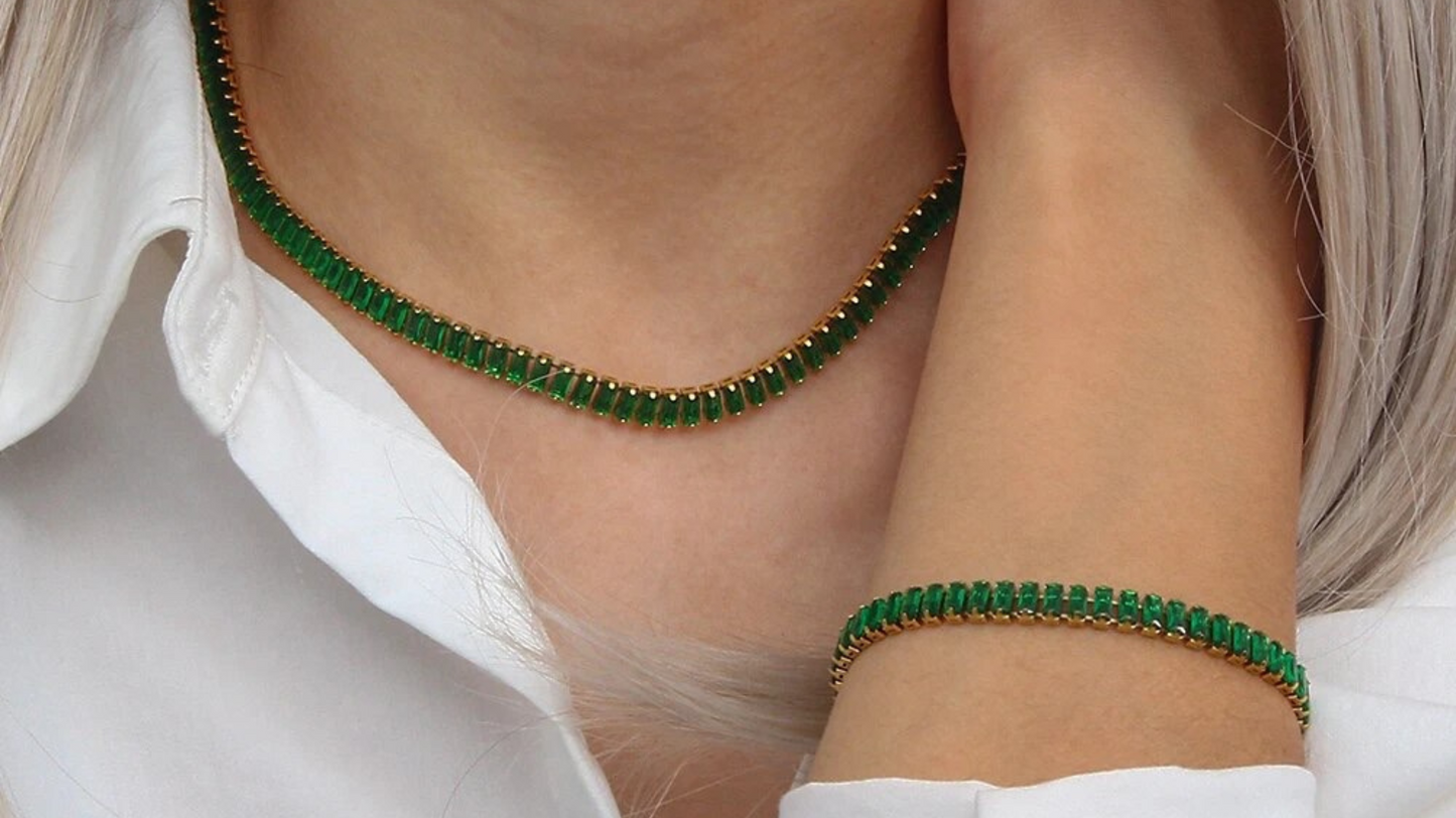 Collier zirconium en acier inoxydable