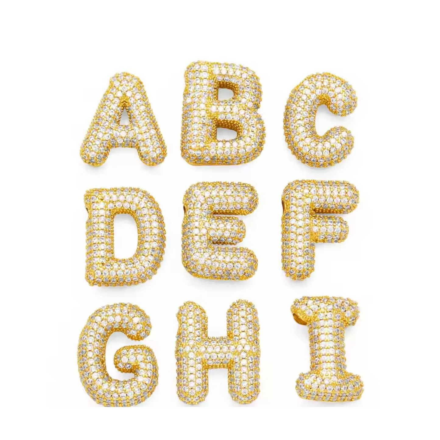 Collier Lettre en acier inoxydable