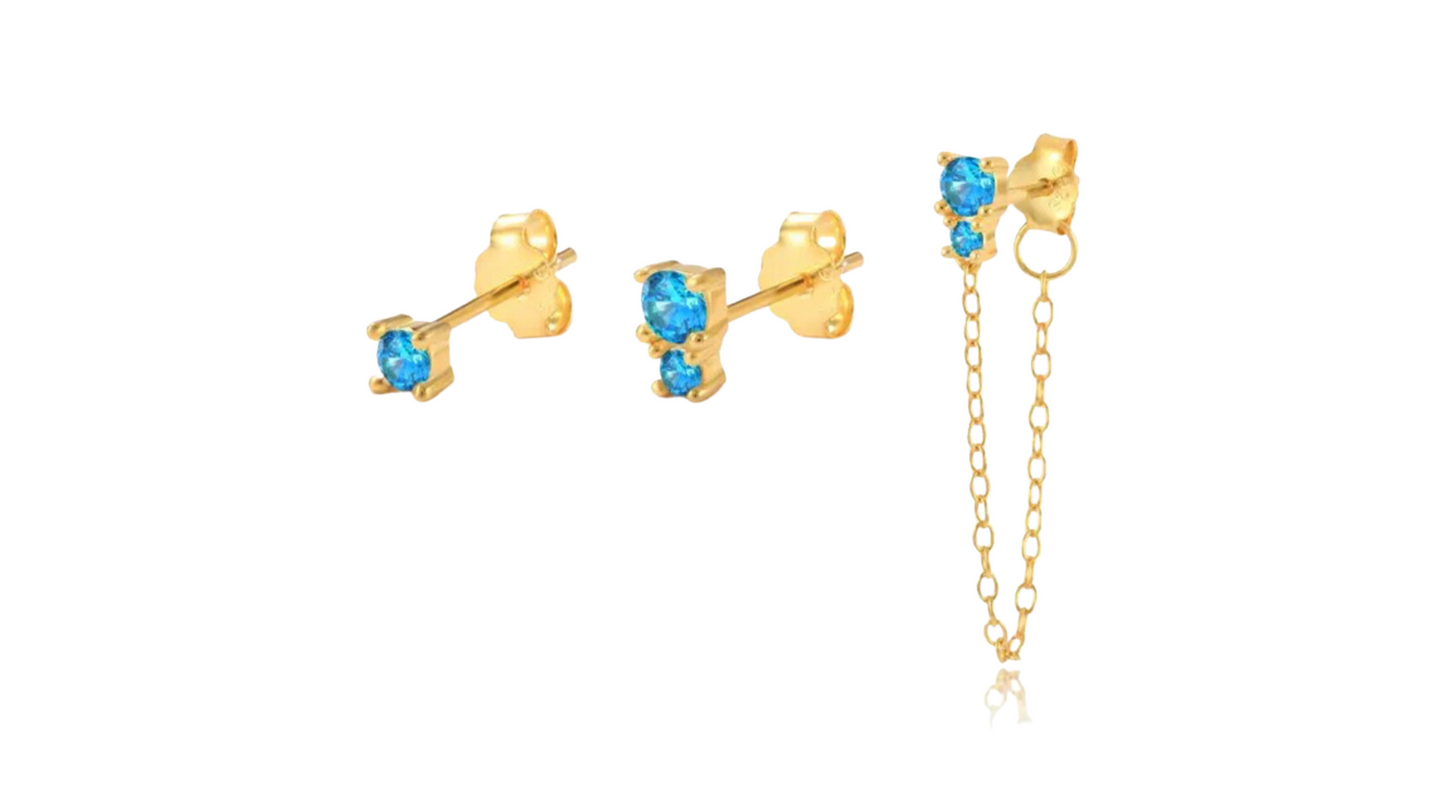 SET  DE 3 BOUCLES D'OREILLES