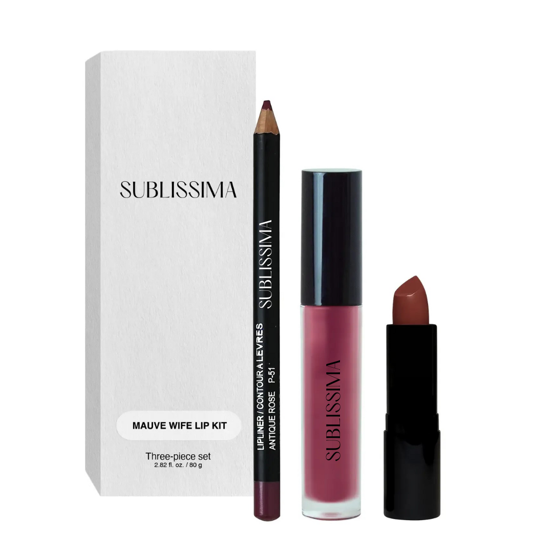 Gloss Crayon Lipstick Set - Mauve Wife