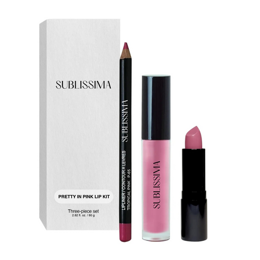 Coffret Rouge à lèvres Gloss Crayon  - Pretty In Pink