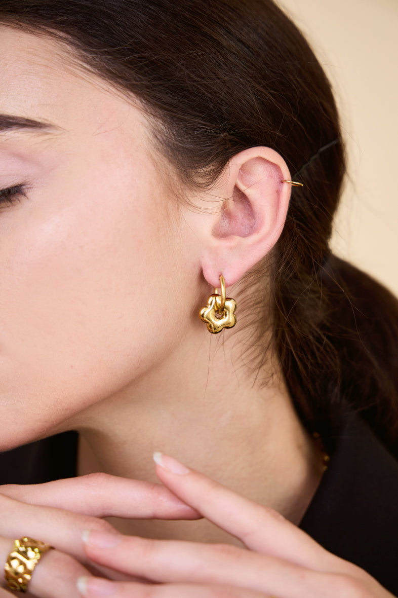BOUCLES D'OREILLES FLEUR