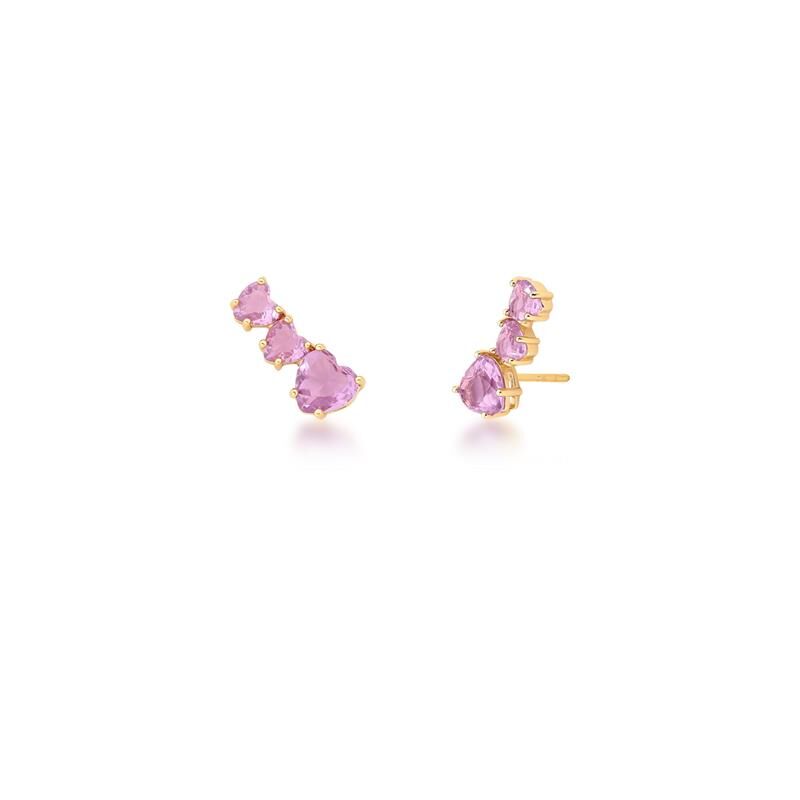HEART EARCUFF EARRINGS