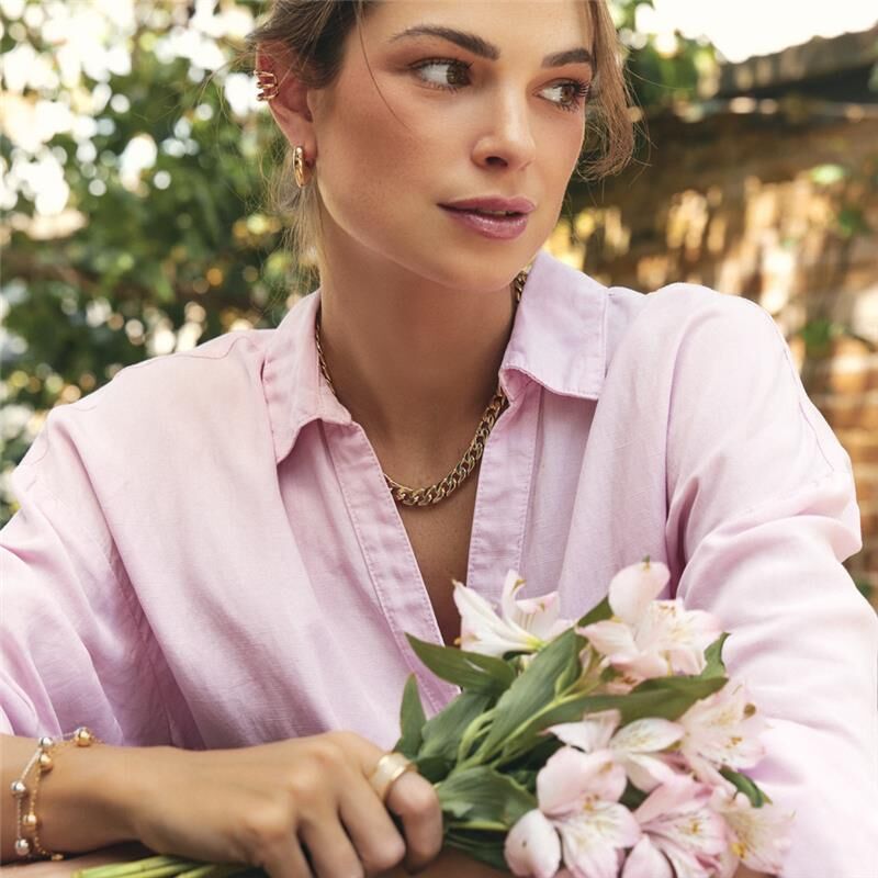 BOUCLES D'OREILLES COEUR PLAQUÉ OR 24K