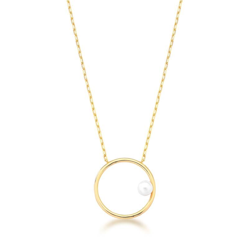 COLLIER CERCLE AVEC PERLE
