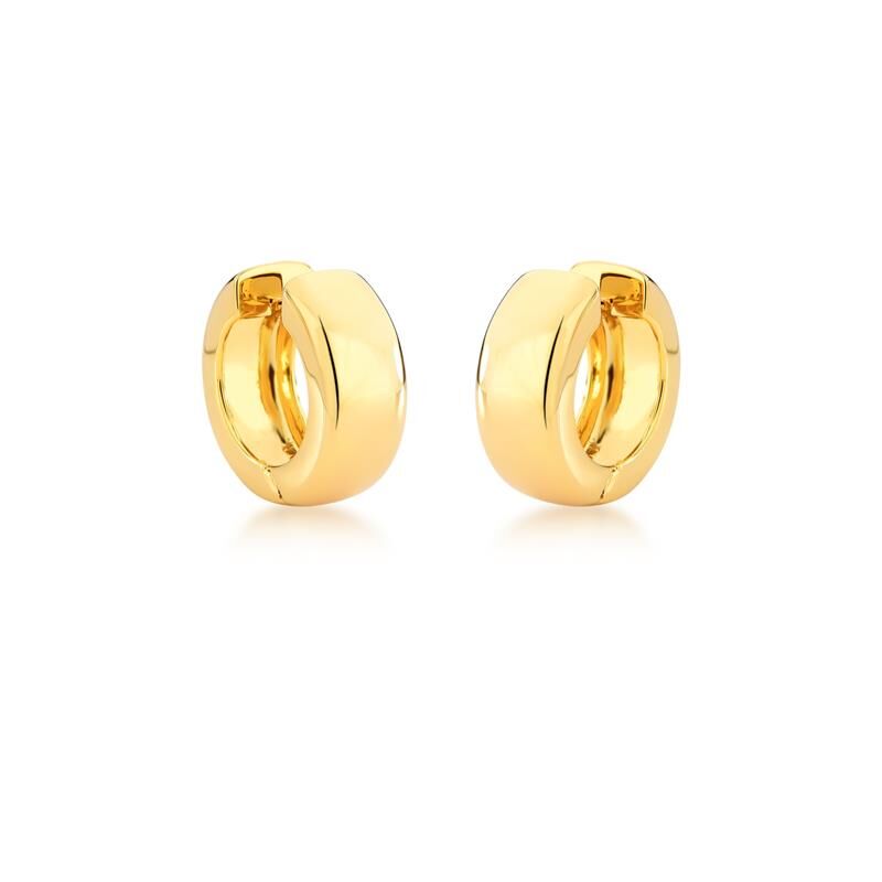 PETITES CRÉOLES PLAQUÉ OR 24K