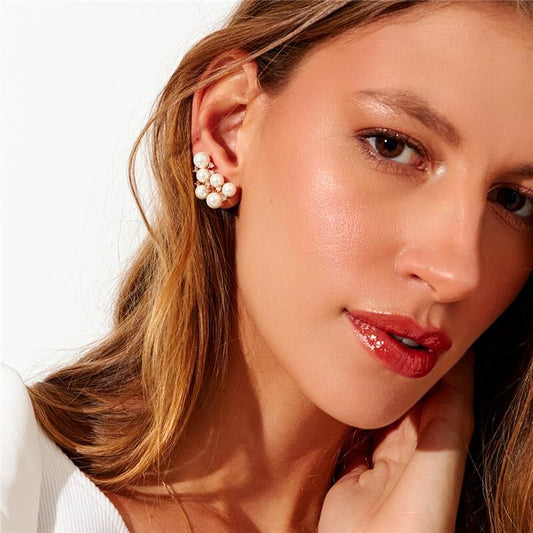 BOUCLES D'OREILLES PERLES