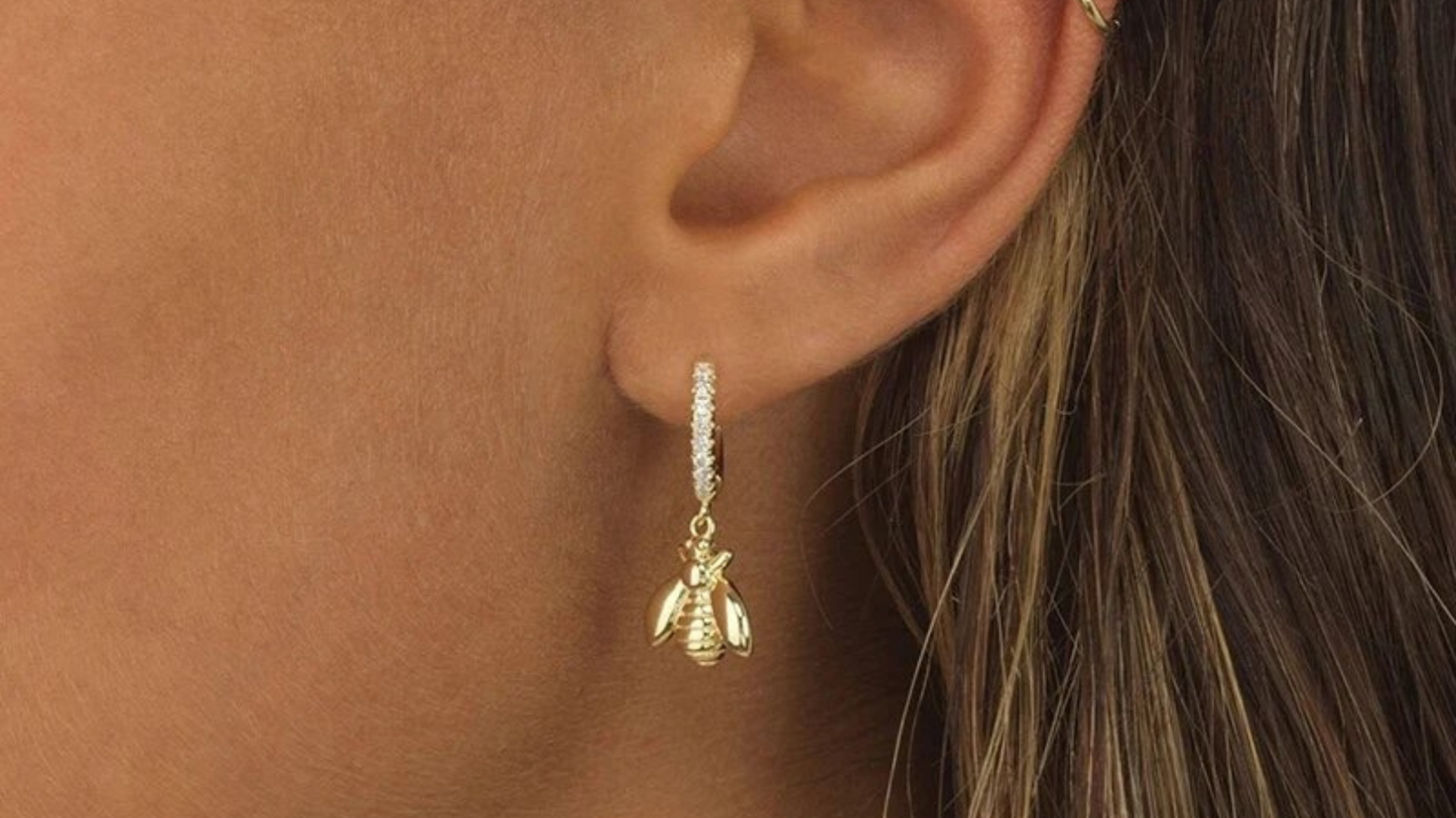 BOUCLES D'OREILLES ABEILLES