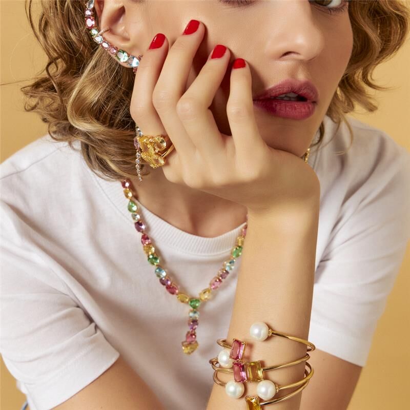 24K GOLD PLATED PEARL BRACELET